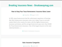 Tablet Screenshot of breakawaymag.com